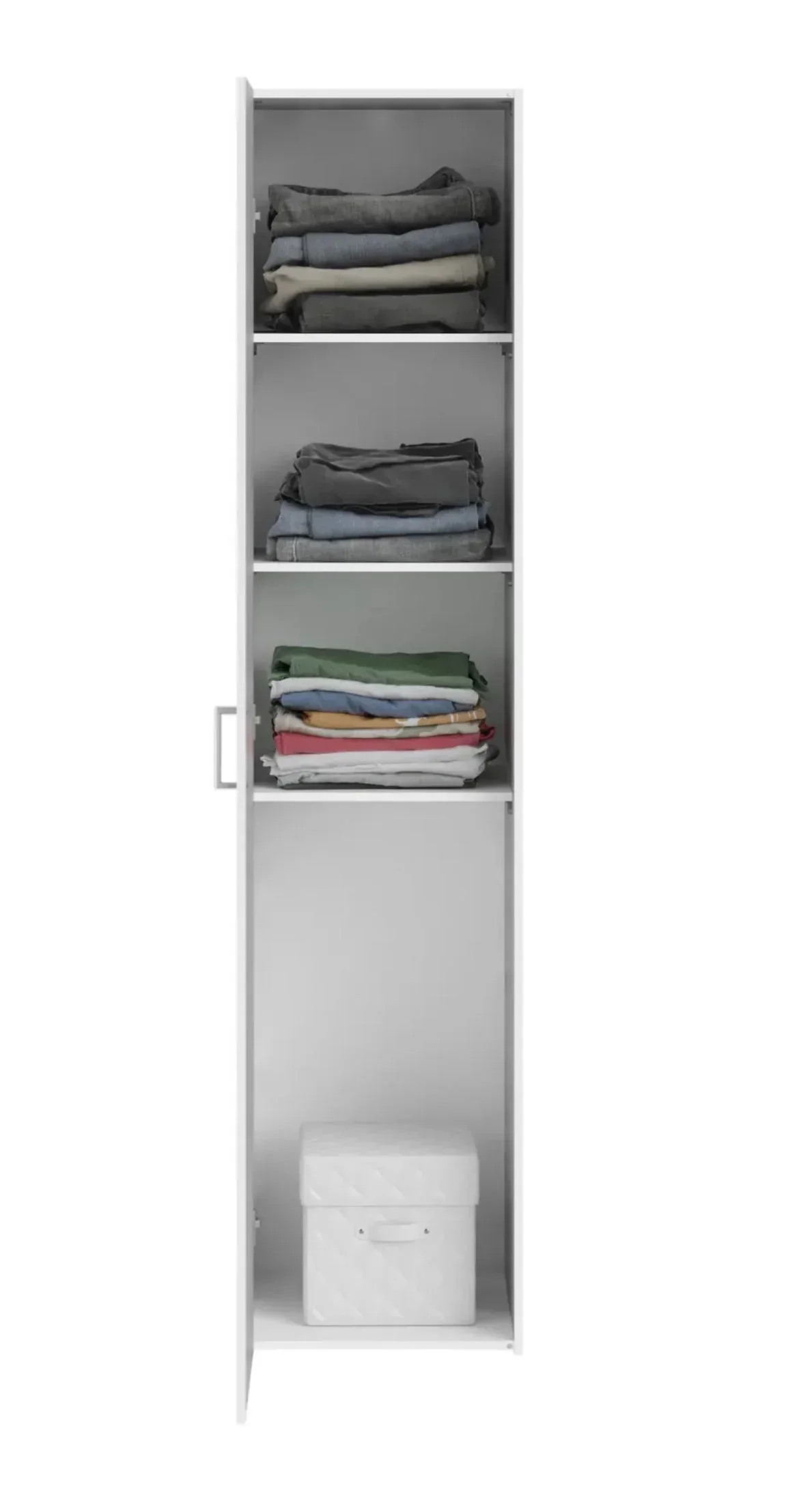 Armoire ANDRUP Chene - 176 cm - avec 1 porte Chene - Image 5