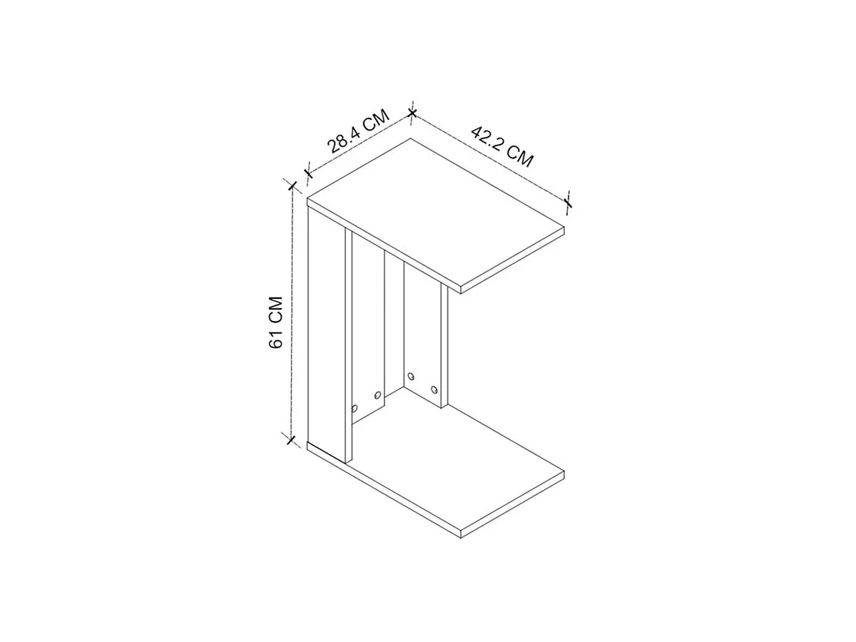 Ensemble Meuble TV+ Table basse + 2 tables d'appoint - Image 7