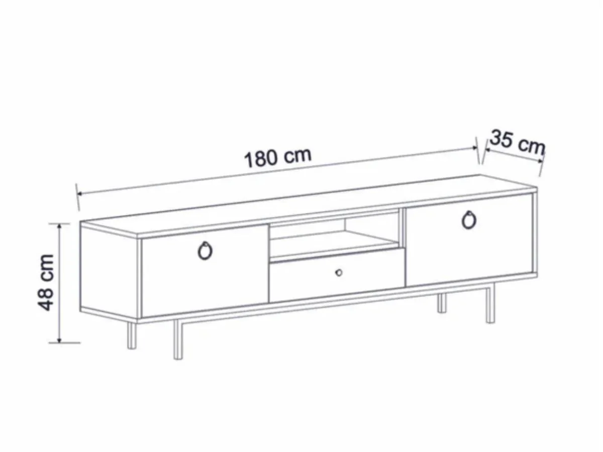 Ensemble BARS Anthracite (Console+Meuble TV +Table Basse) - Image 8