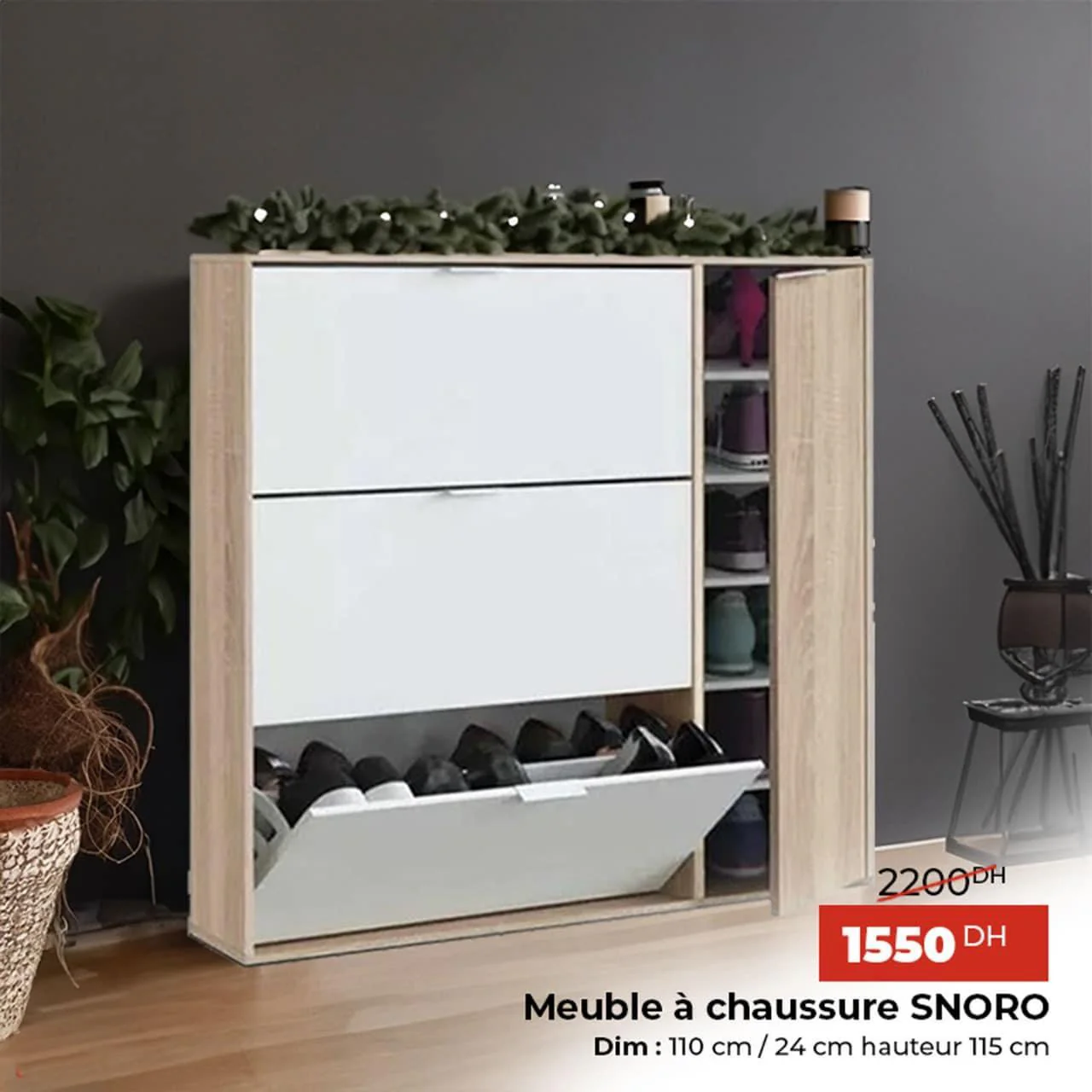 Meuble à chaussures SNOR - Image 6